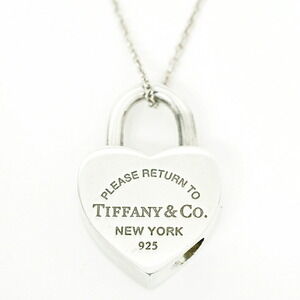 Tiffany to Heart Lock Padlock Silver